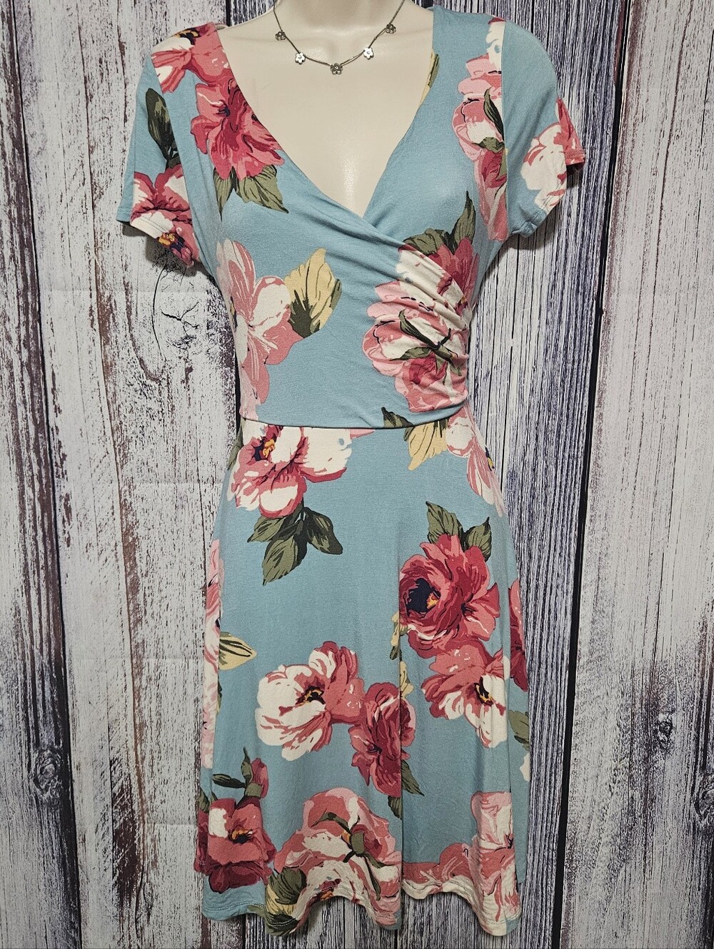 "Magnolia" Floral mini dress